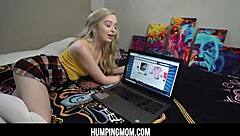 POV of a stepbrother and stepsister having sex with a hot mom