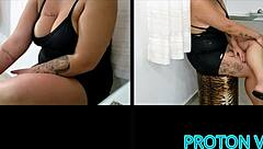 brazilian hot wife records porn in shower with us, part 1