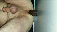 Conquering A Massive Cock At An Abs Gloryhole! It's Huge And Bareback!