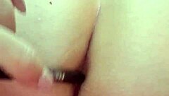 I play with a pen in my ass during amateur fun