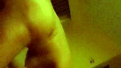 Big ass latina girl tempts with her curves in amateur scene.