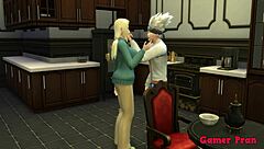 I fantasize Kakashi fucking Tsunade anal in kitchen