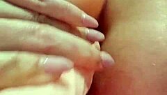 I play with a pen in my ass during amateur fun