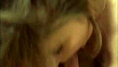 18yo blonde gives blowjob for tryouts