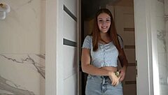 Stepsister's secret handjob and blowjob while parents are home.