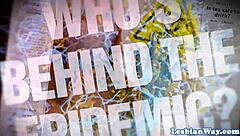 Lesbians scissoring and pussylicking in trio with face sitting