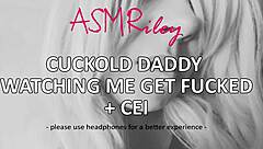 Eroticaudio - ASMR: Cuckold watches me get fucked and clean up