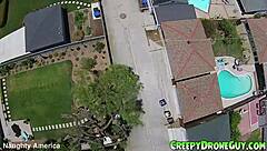 lesbians filmed by a drone