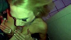 Pornstar sarah jessie gives a bj in the bathroom skinny blowjob hardcore tits ass milf big tits pussy sex