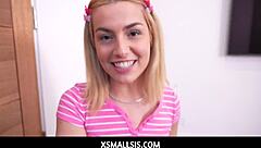 Chanel Camryn pranks stepbro with naked pics, loves his big cock?