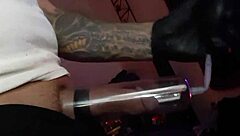 pumping my big cock for verification video