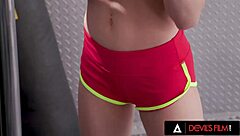 Hot ebony Kira Noir fucks white cock in swingers group with doggystyle fingering and interracial hardcore masturbation