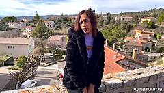 French teen 18+ ebony Reyna, first amateur porn casting interview