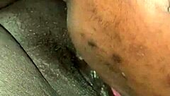 Blonde BBW milf eats ebony pussy