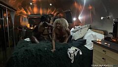 ebony babes ana foxxx and lotus lain in group scene