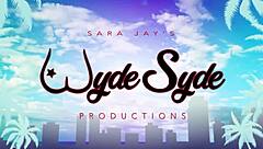 Sara Jay and Angelina Castro share intimate moments in a threesome.