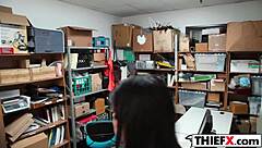 Audrey Royal Gets Punished by Burglar with Big Cock