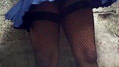 mi falda bien rico upskirt in public outdoor