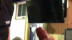 Amateur Wife Gives Detailed Handjob And Blowjob To Husband At Home