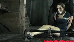 Gagged sub punished! 😈