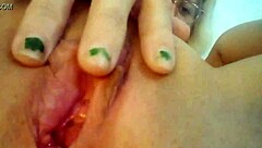 Blonde Milf Stella Pounds Big Pussy Then Ass