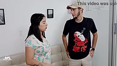 chica latina gets fucked by her friend's stepbro