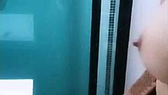 Asian Girl Taking Shower