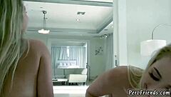 pool party turns into double penetration fun