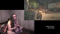 Playing Naked Resident Evil 3, Part 6 Adventure!