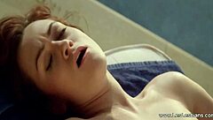 Blonde Cougar Masturbates With Toys For Brunette Babe