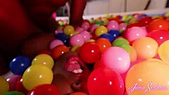 Imani Bound in Ball Pit Seduction Scene