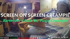 Bartenders Fuck Amateurs With Pussy Creampie And Cum Shots