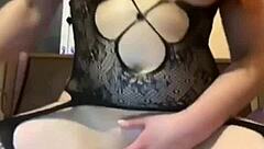 A sexy cam girl rides dildo. She uses toys for anal assfucking on webcam.