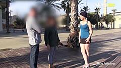 LIZ RAINBOW PICKS UP GUY FOR HARDCORE FUCK AND CUM ON ASS!