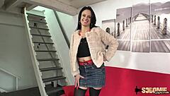 Angelina gets fucked by a very big dick!