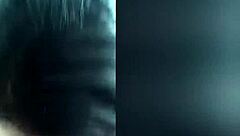 Sexy Black Teen 18+ Gives POV Blowjob to Her Friend's Boyfriend