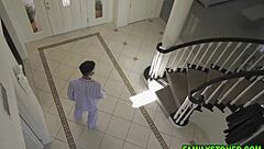 yo, watch us stepsisters bang stepdad to prove our skills! 😜  