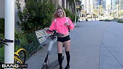 Wild Bisexual Teen Chloe Foster Exposes Herself In Public!