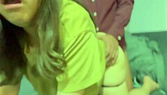 Cute Thai Girl with Braces Moans Loudly