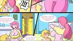 Princess Bubblegum gets her ass pounded by a big dick in cartoon sex video