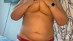 European Milf Undresses In Lingerie