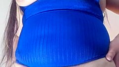 that unfaithful wife is masturbating for her husband's friends, what a real slut.