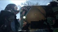 Latina Feels Loyalty with Big Black Cock Outside Car or in Van