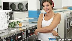 Big Ass Teen 18+ In Public Laundromat