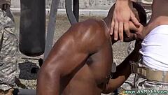 staff sergeant discovers hardcore black gay fucking for the first time