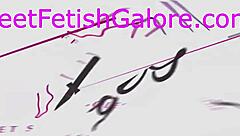 Danielle's ebony gorgeous feet and toes excite me!