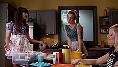 three lesbian housewifes anal fuck!