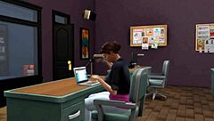 Sims 4 Parody: Superdude In 3some With Blowjob And Cumshot