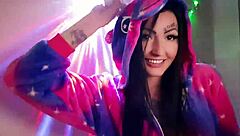 Dominatrix nika in unicorn pajamas will guide your jerk off session today