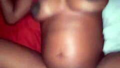 Ebony Couple Engages In Hardcore Sex With Creampie And Orgasm